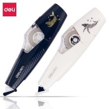 得力(deli)6m笔型修正带 防滑学生涂改带 71497 颜色随机