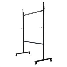 得力(deli) 112*57*151cm可移动白板架、通用型白板架（加厚、稳定、双横杠）7870