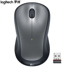 罗技（Logitech）M320 无线鼠标黑色 带无线2.4G接收器（大手鼠标）