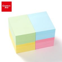 齐心（Comix）12本/1200张 彩色便利贴便签贴纸文具(76*51mm) ECC400