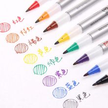 樱花(SAKURA)双头记号笔中性笔签字笔马克笔油性勾线笔光盘笔 12支每盒 黑色
