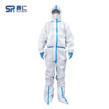 赛仁 一次性防护服 无菌型隔离防护服 连身式