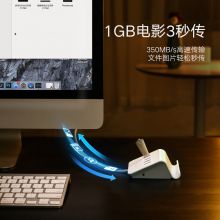 绿联（UGREEN）USB3.0一拖四HUB集线器延长线带电源口1.5米 40441