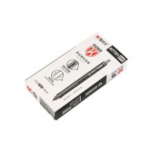 晨光(M&G)文具0.5mm黑色中性笔 按动子弹头签字笔 12支/盒AGPH7701