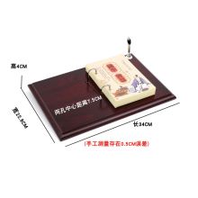 信发（TRNFA）TN-17150 2019年木质台历架两天一页左右翻日历 国学经典知识胶版纸内芯