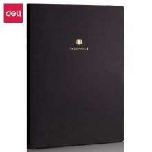 得力(deli)16K96张莫兰迪系列商务会议记录本 时尚办公工作日志本记事本笔记本子文具 3176