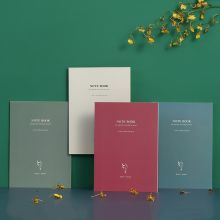 齐心(Comix)4本B5/40张文具笔记本子日记本缝线本软面抄本学生记事本 莫兰迪系列 ECC105