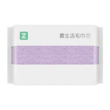最生活青春毛巾小米毛巾 纯棉强吸水洗脸巾 全棉加厚面巾1条装 120g厚款 1条（颜色可选）