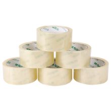晨光(M&G)文具45um透明封箱胶带 打包胶带 宽48mm*60y(总长329米) 6卷装AJD97328