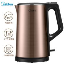美的（Midea）电热水壶 304不锈钢 MK-SH17E312