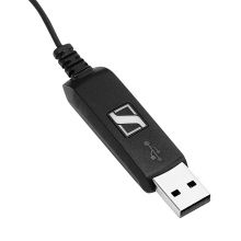 森海塞尔（Sennheiser）轻便舒适通话头戴式麦克风降电脑耳麦 PC8 USB接口