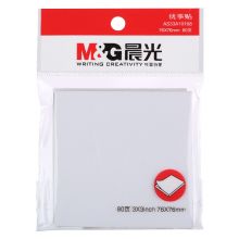 晨光(M&G)文具白色80页便利贴 76*76mm记事贴优事贴 单本装YS-45