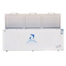 澳柯玛（AUCMA)冰柜大容量冷冻冷藏卧式大冷柜单温三门冷冻柜 BC/BD-930 皓月白