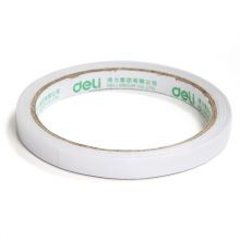 得力(deli)高粘性棉纸双面胶带9mm*10y(9.1m/卷)32卷袋装30400