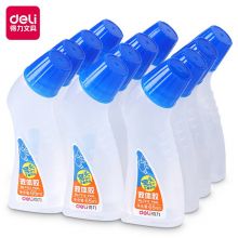 得力(deli)65ml高粘度弯头液体胶水 12只装 蓝色7312