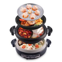 象印（ZOJIRUSHI）多功能家用电鸳鸯锅大容量火锅 EP-PVH30C-BA