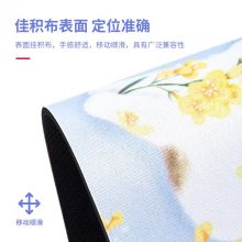 得力(deli)办公鼠标垫 时尚印花橡胶防滑  蓝色83001