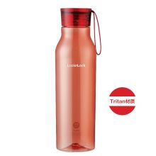 乐扣乐扣（LOCK&LOCK）塑料杯Tritan塑料杯ECO BOTTLE便携男女式小口提手杯子粉色750ML ABF664PIK