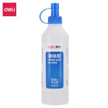 得力(deli)250ml水晶泥专用液体胶水 透明无色大容量 单只装 6356
