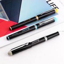 宝克(BAOKE)大容量中性笔 文具 0.5mm 黑色 PC2998 12支笔杆颜色随机