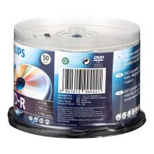 飞利浦（PHILIPS）DVD-R空白光盘/刻录盘 16速4.7G 桶装50片
