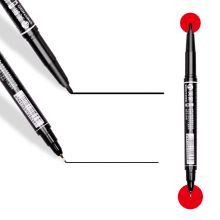 晨光(M&G)多色双头细杆记号笔 XPMV7404(8黑+2蓝+2红)12支/盒