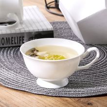 红牡丹 纯白陶瓷杯