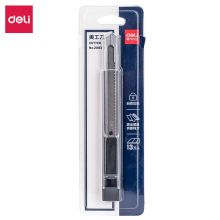 得力(deli)小号自锁美工刀9mm 灰色2083