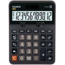 卡西欧（CASIO）DX-12B 商务计算器 大型机 黑色经典款