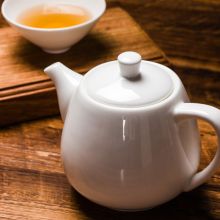 纤莉兰白色骨瓷茶壶 900ml