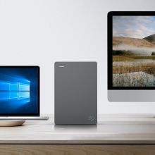 希捷(SEAGATE)移动硬盘 Basic 简系列 便携新款简约 灰色 1TB STJL1000400