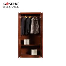 国景（GOKENG）文件柜 两门更衣柜 木质收纳柜M132U 903*400*2000