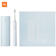 小米电动牙刷礼盒版 牙刷软毛 三大洁牙模式 配备4支刷头&旅行盒T500C