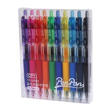 晨光(M&G)0.5mm彩色按动中性笔 PENPON系列10支/盒AGP89704