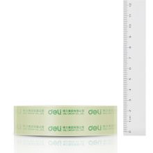 得力(deli)高品质高透明封箱胶带打包胶带 24mm*60y*50um 12卷/筒 30133