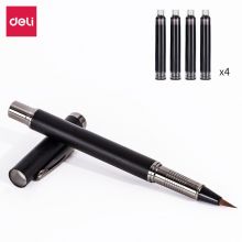 得力(deli)钢笔式毛笔 软笔小楷笔可加墨可换芯 75510