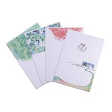 齐心(comix)4本32K96张胶套本套装软抄本学生笔记本记事本日记本 静若繁花系列CT3296-3