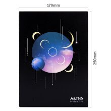 得力(deli)4本B5/40张觅光行系列学生缝线软抄本 记事本日记本笔记本 QFB540-4