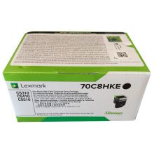 利盟（Lexmark）CS310dn/CS410dn彩色打印机A4双面网络打印 高容墨粉黑色 4000页 70C8HKE