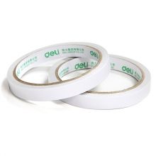 得力(deli)高粘性棉纸双面胶带 12mm*10y(9.1m/卷)30401 单卷