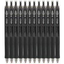 晨光(M&G)文具0.5mm黑色中性笔 按动子弹头签字笔 12支/盒AGPH7701