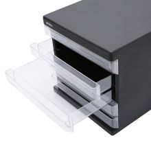 晨光(M&G)文具黑色五层桌面文件柜 抽屉式收纳柜 单个装ADM95296