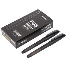 晨光(M&G)文具0.5mm黑色中性笔 黑豹系列P05全针管葫芦头签字笔 12支/盒 AGP22006