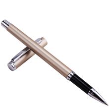 得力（deli） S82金属商务0.5中性笔 香槟色