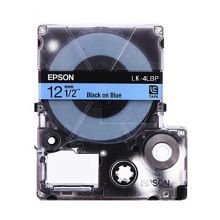 爱普生（EPSON）LK-4LBP 标签机色带 12mm 蓝底黑字