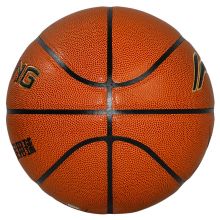 李宁 LI-NING CBA联赛官方比赛篮球室内外儿童成人7号PU蓝球 LBQK443-1
