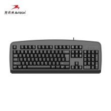 双飞燕（A4TECH) KB-8 键盘有线键盘办公键盘USB笔记本台式机通用键盘104键黑色