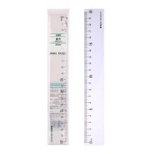 晨光(M&G)文具20cm透明直尺  简系列波浪边尺 单把装ARL96275