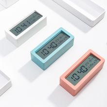 纽赛(NUSIGN)多功能电子闹钟 温湿度计数字显示大屏 台式学生宿舍办公桌面 NS881