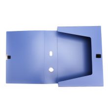 晨光(M&G)文具A4/35mm蓝色粘扣档案盒 办公加厚文件盒 睿智系列 6个装ADM929Z1